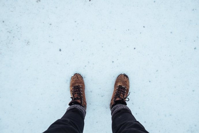 Andar en la nieve