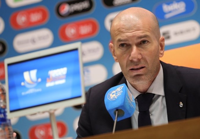 Zinédine Zidane, técnico del Real Madrid C.F.