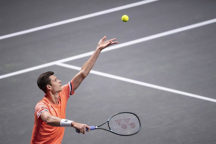 El tenista polaco Hubert Hurkacz 