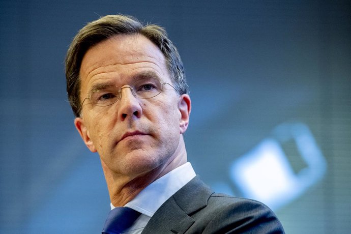 23 March 2020, Netherlands, The Hague: Prime Minister of Netherlands Mark Rutte reacts during a press conference about coronavirus (COVID-19) outbreak. Photo: Robin Utrecht/SOPA Images via ZUMA Wire/dpa