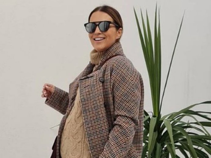 Paula Echevarría está radiante en la recta final de su segundo embarazo
