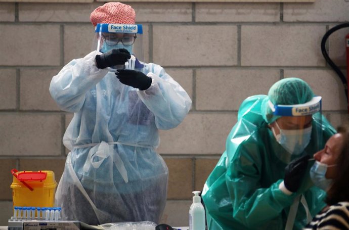 Cribado en una imagen de archivo 