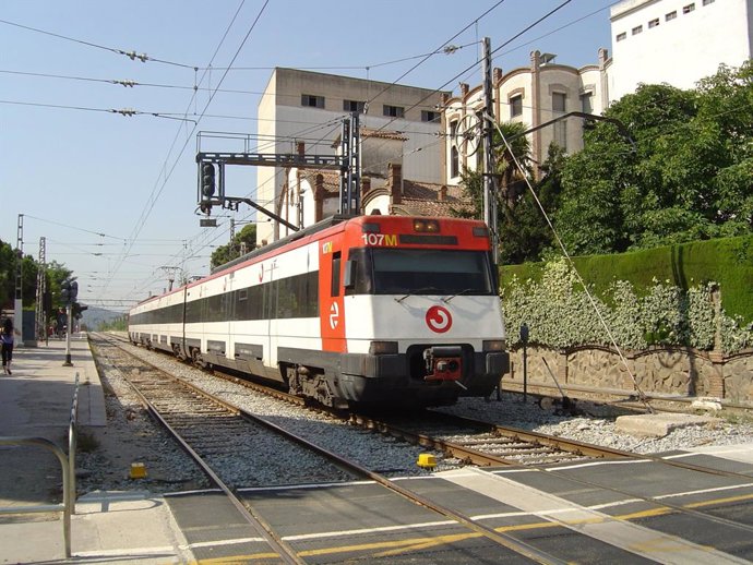 Un tren de Rodalies de Catalunya