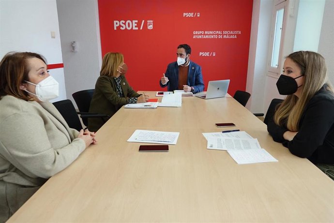 Grupo socialista en el Ayuntamiento de Málaga