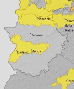 Alertas Extremadura 15 de enero