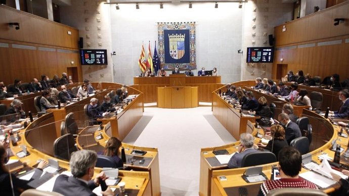 Hemiciclo de las Cortes de Aragón.