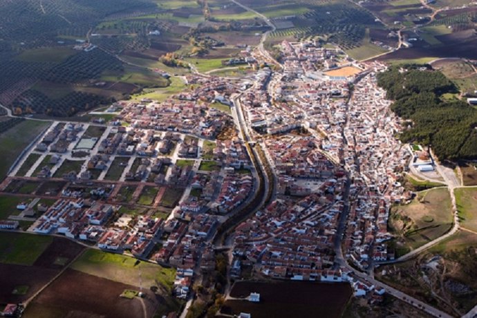 Vista de Villanueva del Trabuco en una imagen de archivo