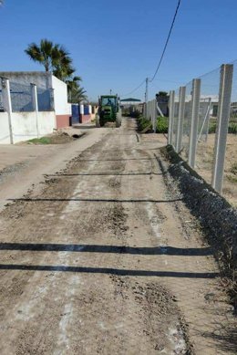 Arreglos en los caminos rurales de Los Palacios