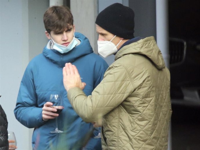 Pablo e Iñaki Urdangarín, en una imagen de la pasada Navidad, que pasaron juntos en Vitoria