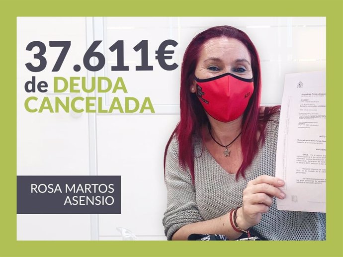 Rosa Martos, cancela sus deudas con 12 bancos gracias a Repara tu deuda