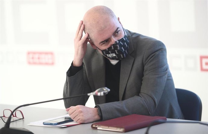 El secretario general de CCOO, Unai Sordo