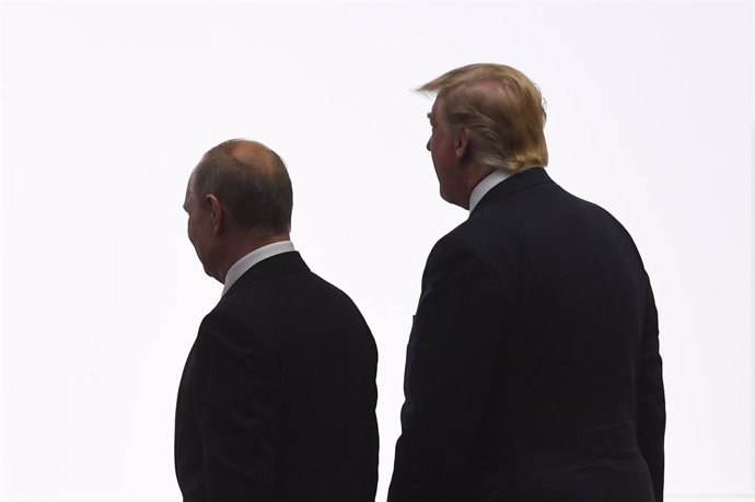 Vladimir Putin y Donald Trump en Osaka