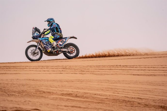 Daniel Albero en el Rally Dakar.