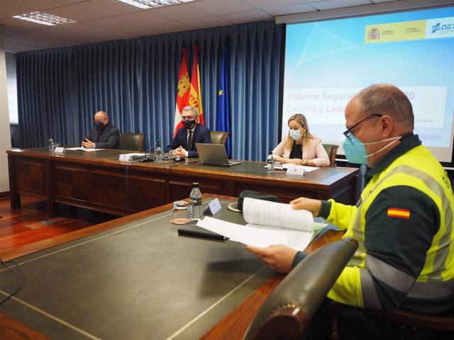 Rueda de prensa de balance de tráfico en Castilla y León correspondiente a 2020.