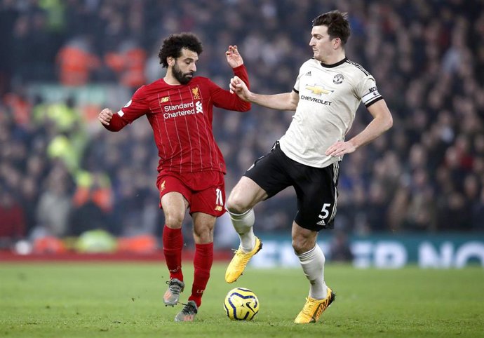 Salah (Liverpool) y Maguire (Manchester United)