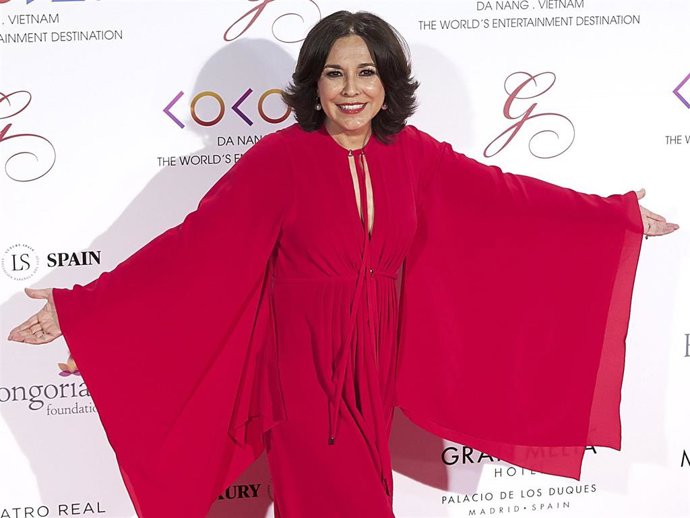 Isabel Gemio attends the Global Gift Gala 2017 at the Royal Teather on April 4, 2017 in Madrid, Spain.