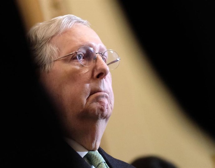 El líder de la mayoría republicana en el Senado, Mitch McConnell