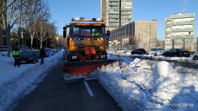 Imágenes de los equipos de la Region de Murcia trabajando en Madrid