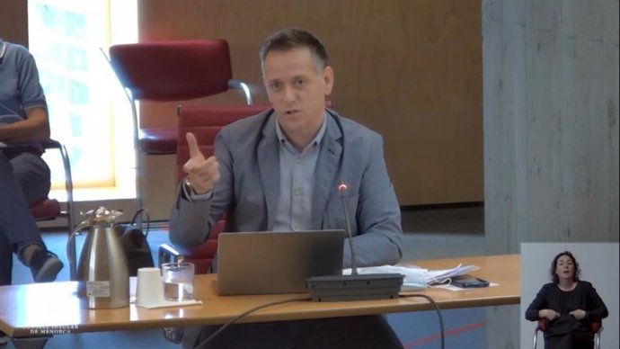 El conseller insular de Cs en el Consell de Menorca, Eugenio Ayuso.