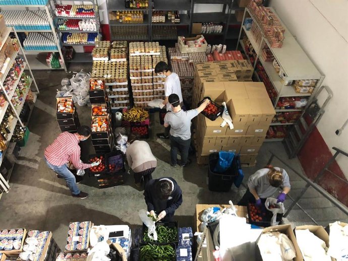 Imagen de archivo de la ong Cooperación Internacional, que trabaja en el reparto de alimentos.