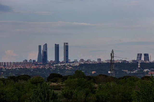 Imagen panorámica de Madrid tomada desde Pozuelo de Alarcón.