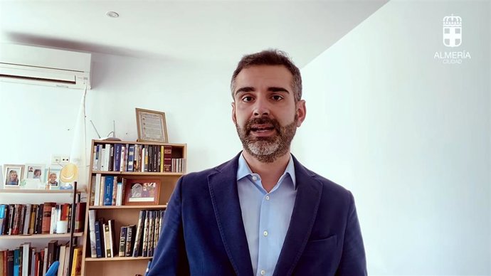 Alcalde de Almería en el vídeo compartido por redes sociales