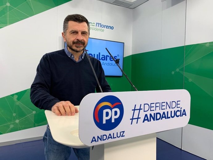 El vicesecretario general del Partido Popular Andaluz, Toni Martín, en una imagen de archivo.