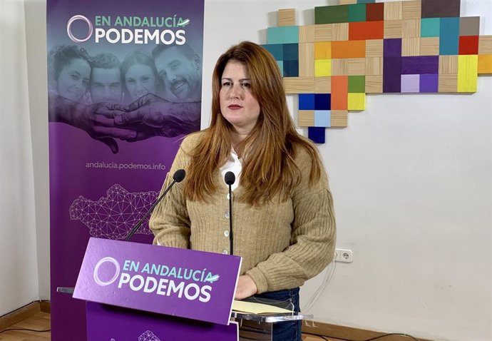 La portavoz del grupo municipal Adelante Sevilla, Susana Serrano.