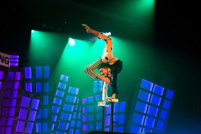 Número acrobático del circo 'Élite'