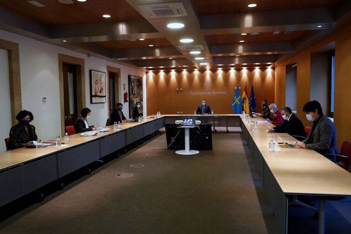 Reunión del Consejo de Gobierno del Principado de Asturias