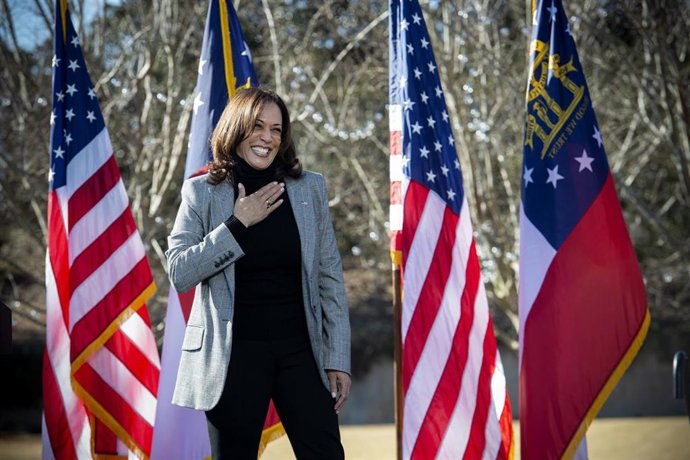 La vicepresidenta electa de Estados Unidos, Kamala Harris. 