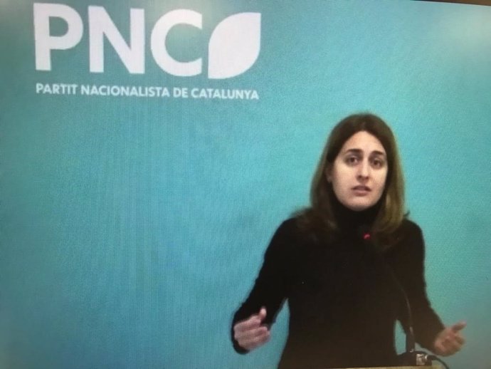 La candidata del PNC a las elecciones, Marta Pascal