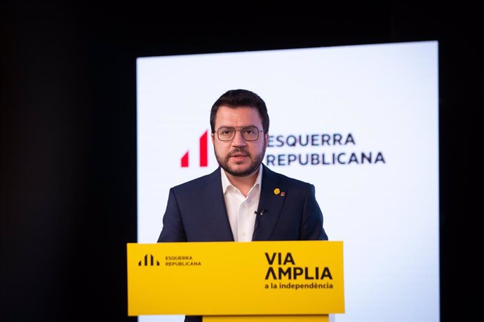 El vicepresident del Govern i candidat d'ERC a les eleccions catalanes, Pere Aragons