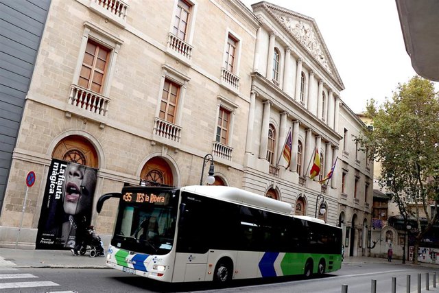 Un bus de la EMT de Palma.