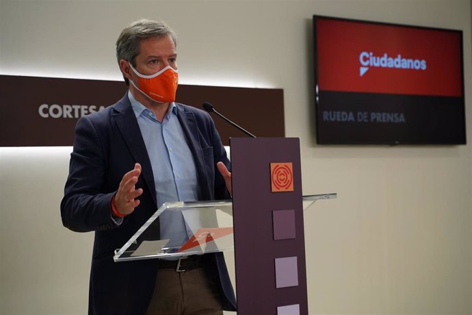 El líder de Cs Aragón, Daniel Pérez Calvo.