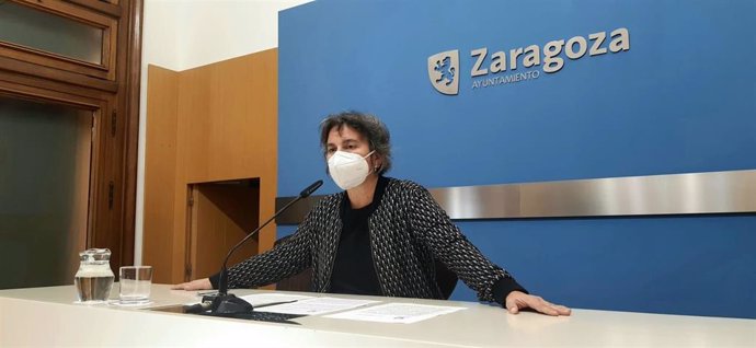 La concejal del grupo municipal de ZeC en el Ayuntamiento de Zaragoza. Luisa Broto