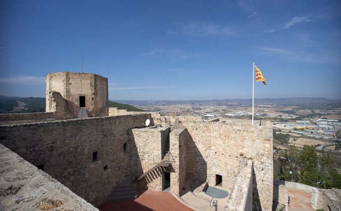 Imatge del Castell de Claramunt, situat al municipi de la Pobla de Claramunt, a Barcelona.