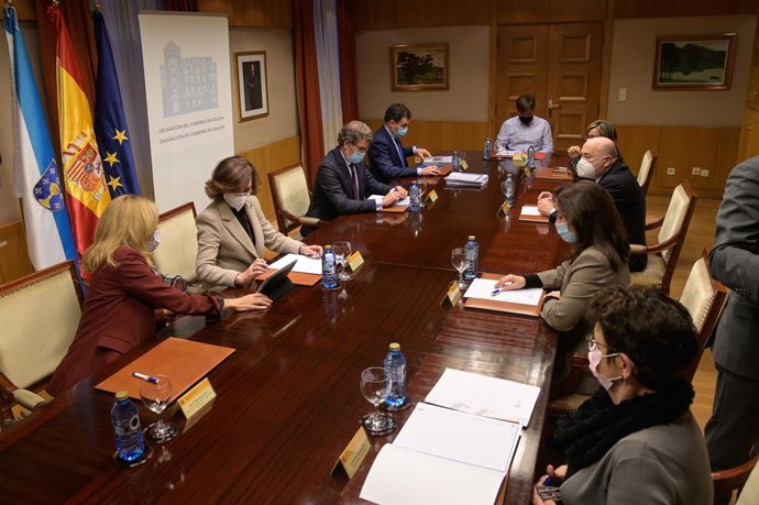 Reunión sobre el Pazo de Meirás presidida por la vicepresidenta primera del Gobierno Carmen Calvo