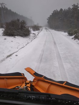 Equipos quitanieves en La Rioja
