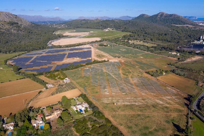 Planta fotovoltaica de Endesa en Mallorca.
