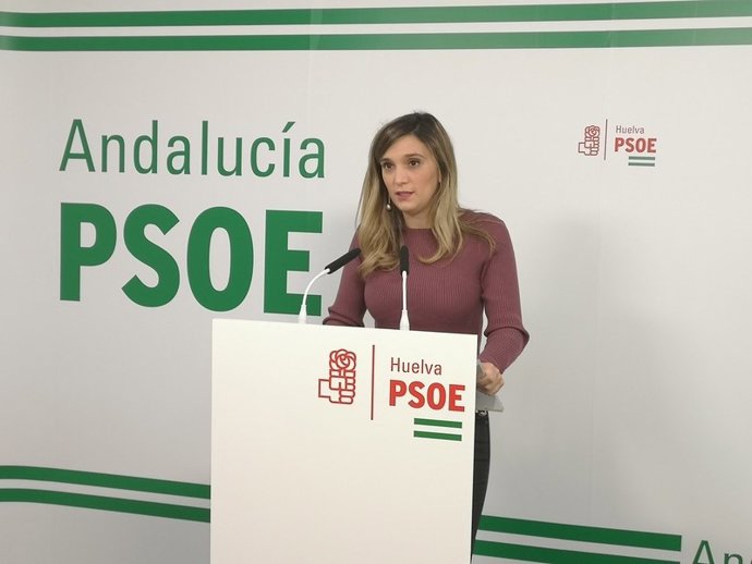María Márquez, en rueda de prensa.