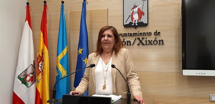 Marina Pineda, portavoz del Ayuntamiento de Gijón (Archivo)