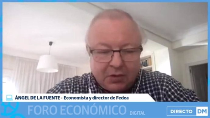 Ángel de la Fuente, director de Fedea, en un foro online