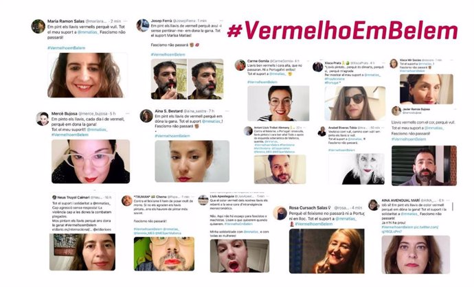 Decenas de cargos de MÉS se suman a la campaña global #VermelhoEmBelem