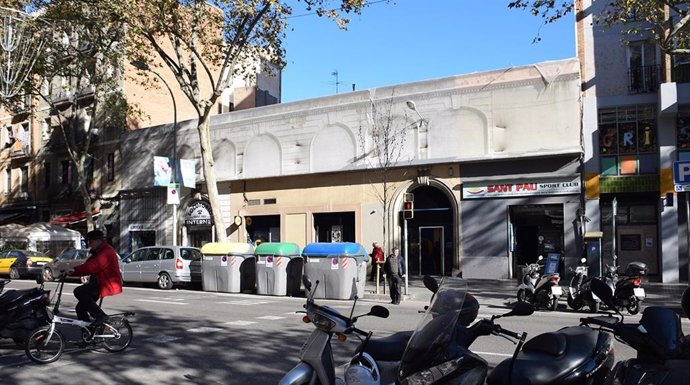 El Gimns Social Sant Pau en el barrio del Raval de Barcelona.