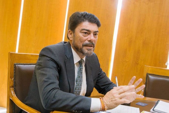 Luis Barcala, alcalde de Alicante, en una imagen de archivo. 