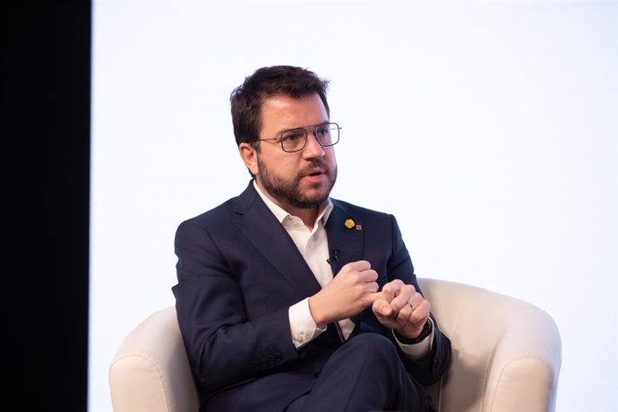 El vicepresident en funcions de president de la Generalitat i candidat d'ERC a la Presidncia de la Generalitat de Catalunya, Pere Aragons.