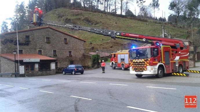Intervención del 112 por el viento. Archivo
