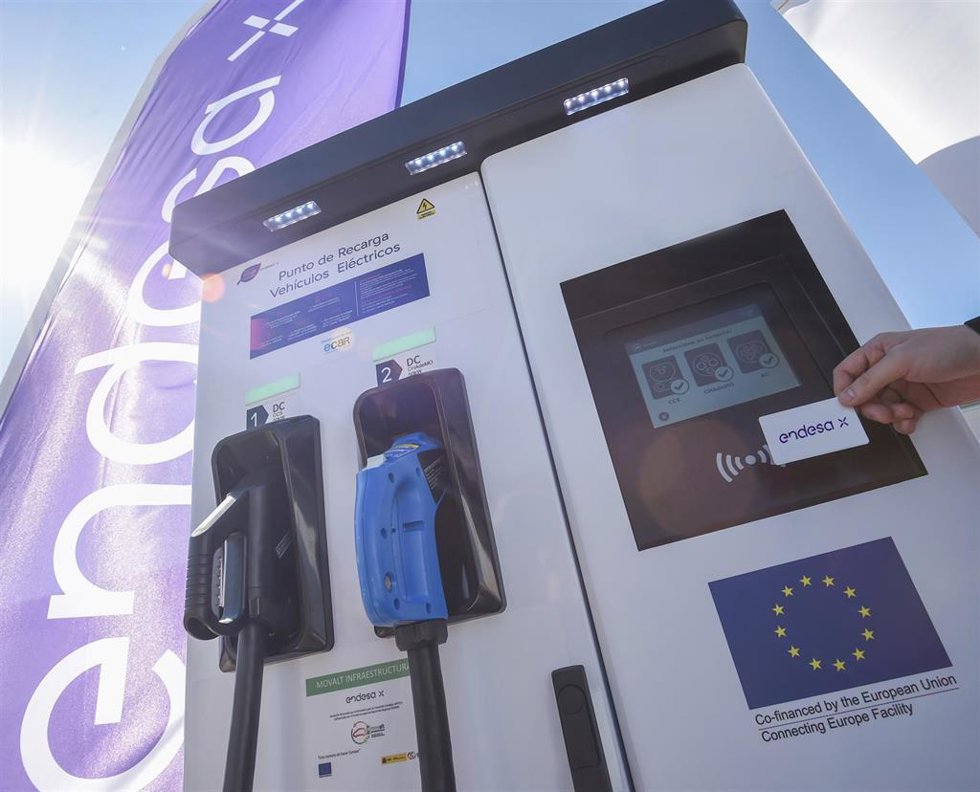 Punto de recarga eléctrico de Endesa X