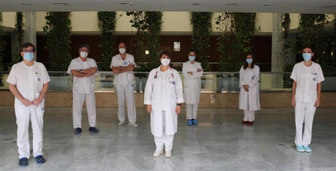 Equipo asistencial de 'Telecovid'